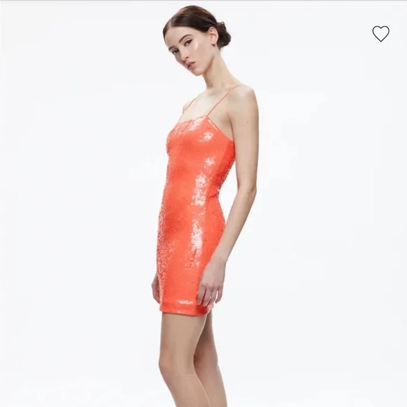 Alice and Olivia Fifi Sequin Dress